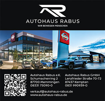 Werbung Autohaus Rabus